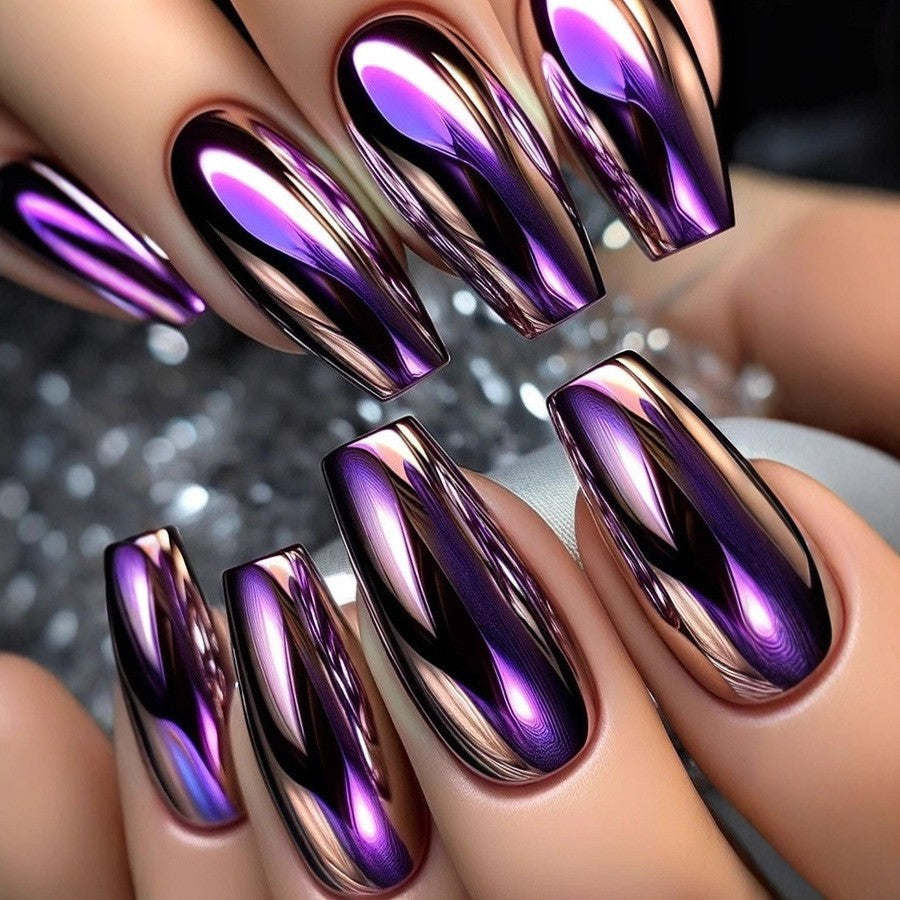 Artifical nails with Faceted Design Stornfield