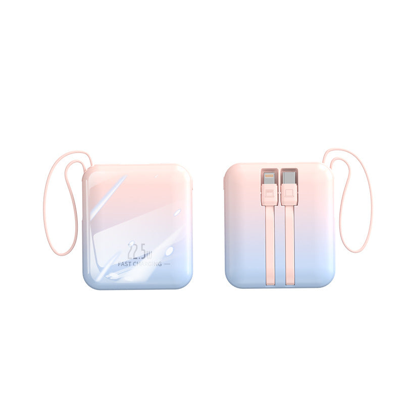 Fast charging power bank with integrated cable Stornfield