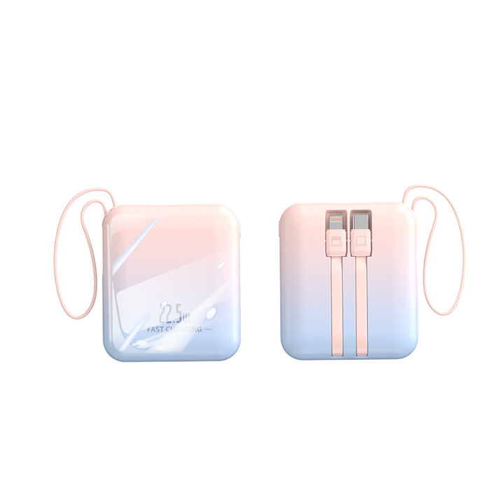 Fast charging power bank with integrated cable Stornfield