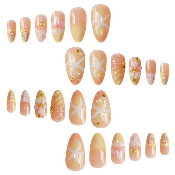 Elegant Floral Design Nail Set Stornfield