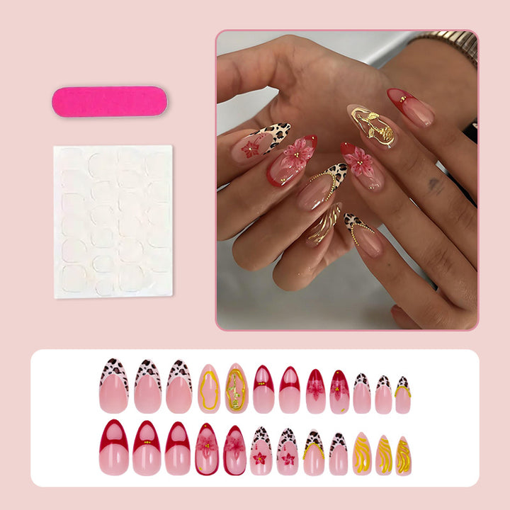 Artificial nail set with creative animal and flower designs Stornfield