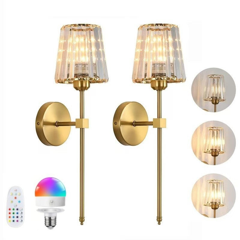 Modern Crystal Glass Wall Sconce