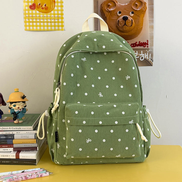 Casual Polka Dot Patterned Backpack Stornfield