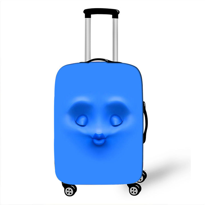 Unisex Hard-shell suitcase with funny cartoon face Stornfield
