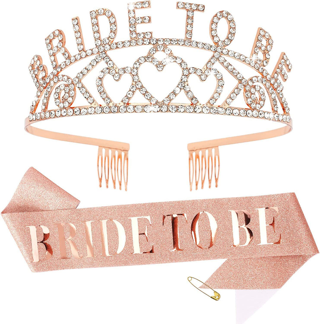 Women's Glittering Tiara with Heart Motifs Stornfield