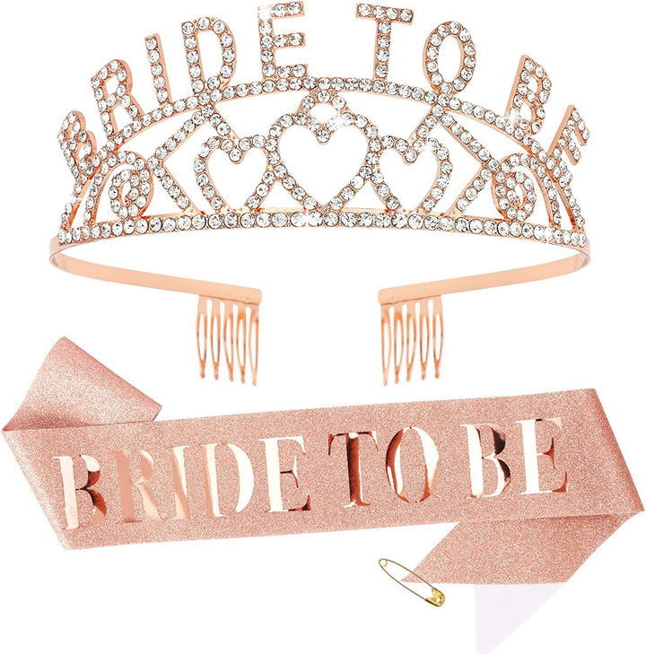 Women's Glittering Tiara with Heart Motifs Stornfield