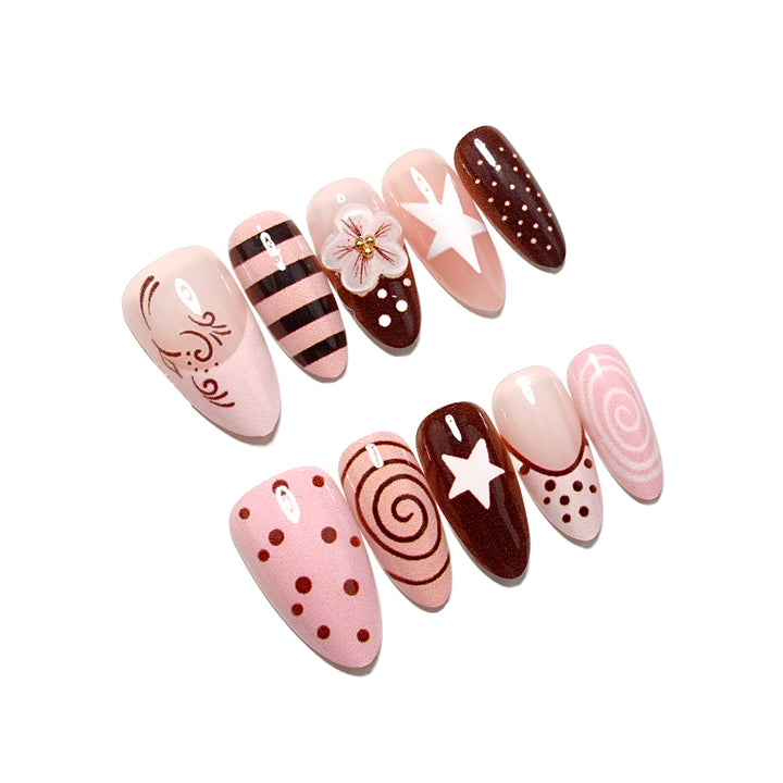 Creative Nail Art Press-On Set