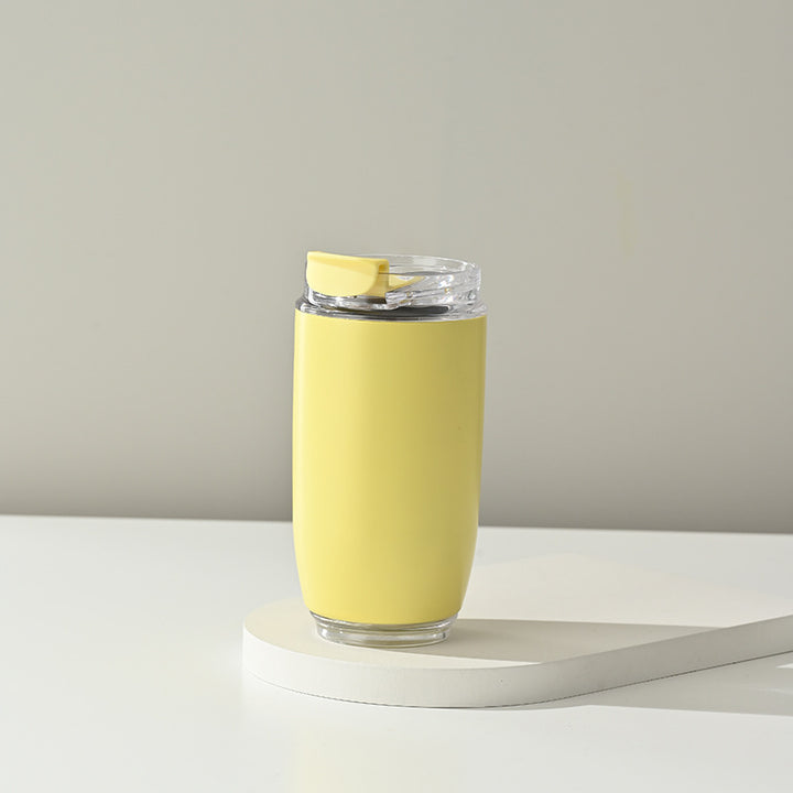 Ladies Insulated Mug with Flip Lid and Non-Slip Silicone Surface Stornfield