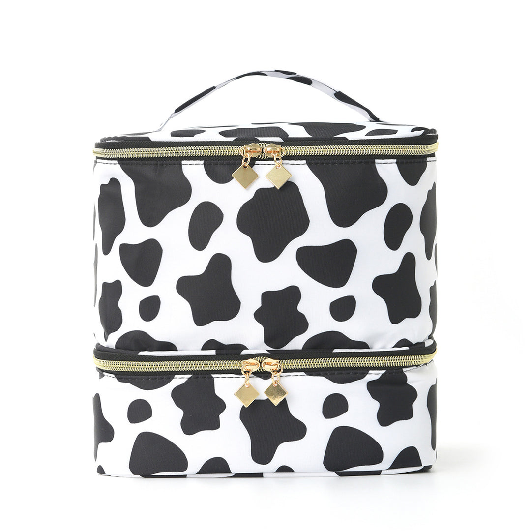 Cosmetic storage bag with two separate compartments Stornfield