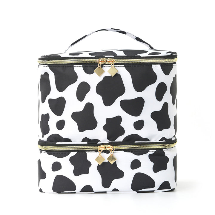 Cosmetic storage bag with two separate compartments Stornfield