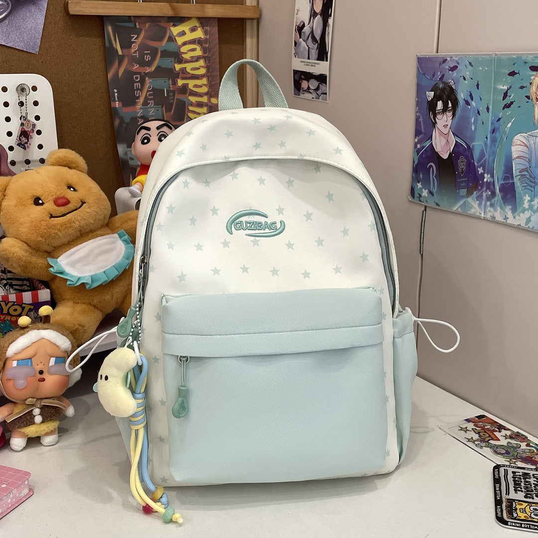 Stylish Printed Backpack with Fun Character Accents Stornfield