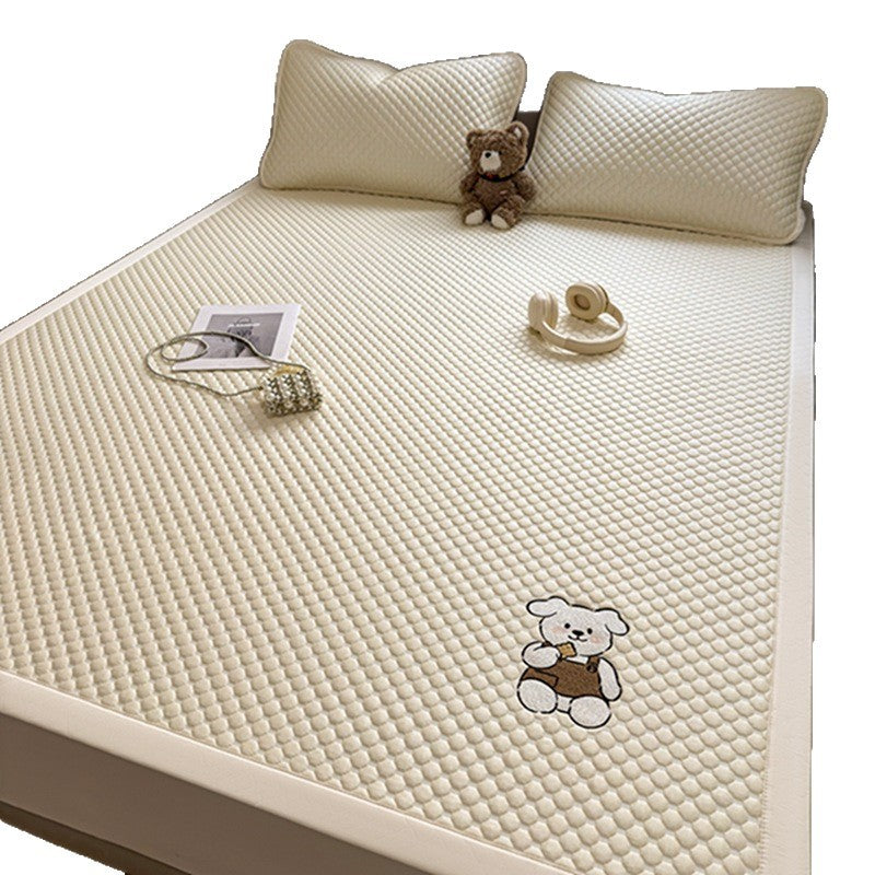 Soft Quilted Bear Print Mattress Protector