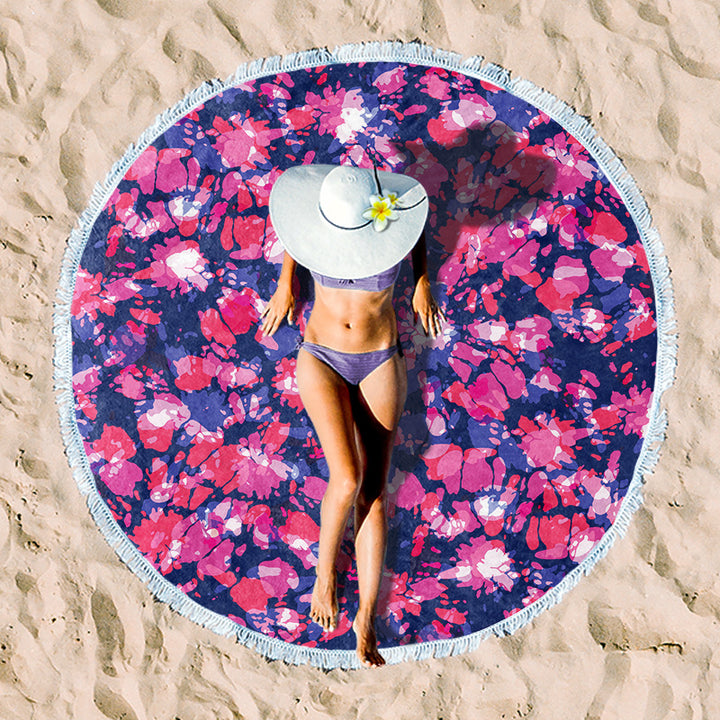Rundstrand towel with unique sunset design Stornfield