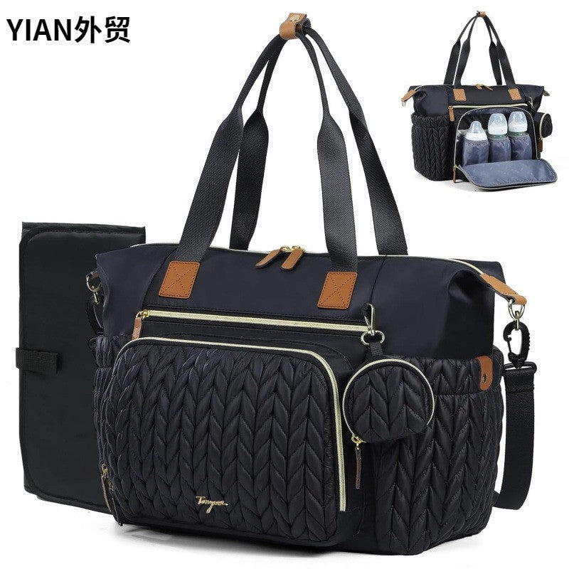 Multi-Purpose Quilted Diaper Tote Bag Stornfield