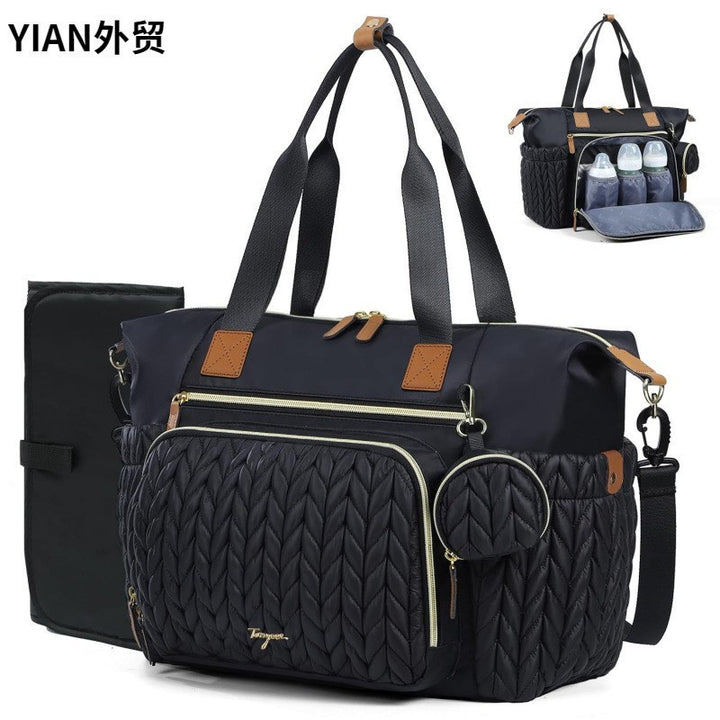 Multi-Purpose Quilted Diaper Tote Bag Stornfield