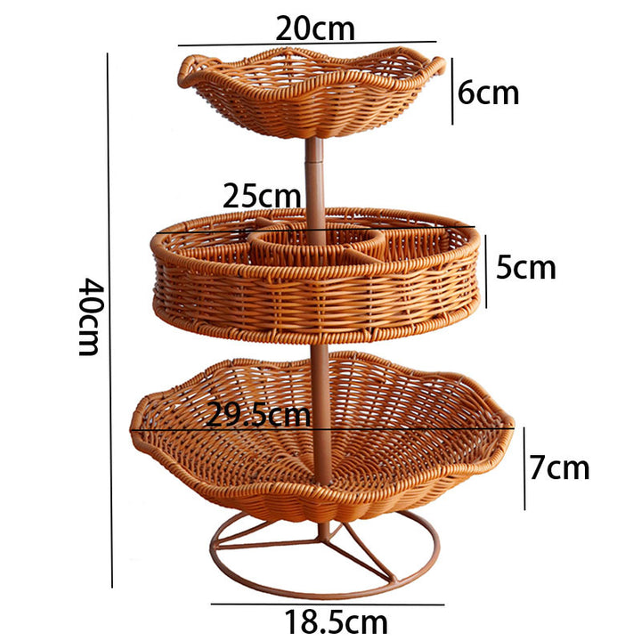 Decorative Wicker Storage Basket Stornfield