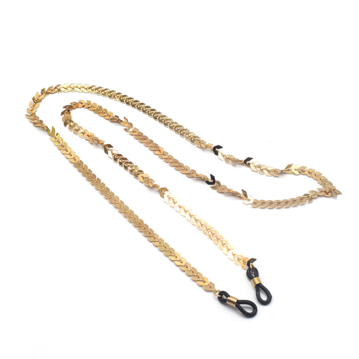 Elegant Gold Plated Eyewear Chain Stornfield
