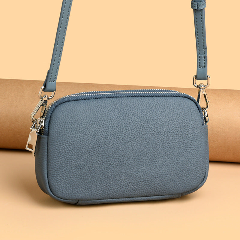 Textured Vegan Leather Crossbody Bag Stornfield