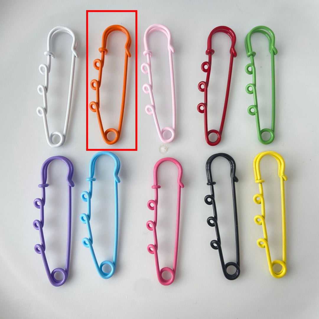 Decorative Safety Pin Brooch Stornfield