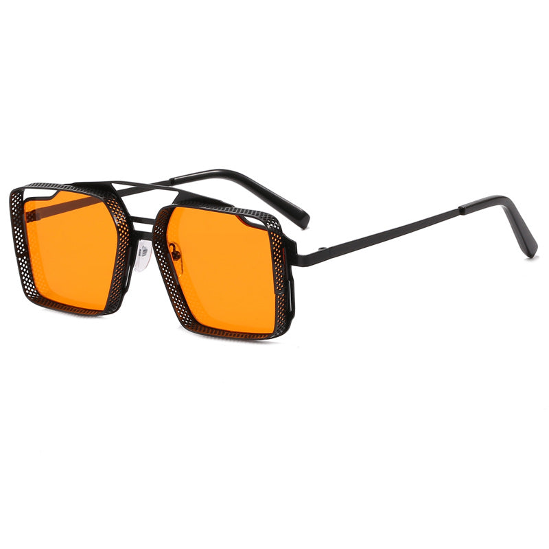 Women's square glasses with perforated, modern frame Stornfield