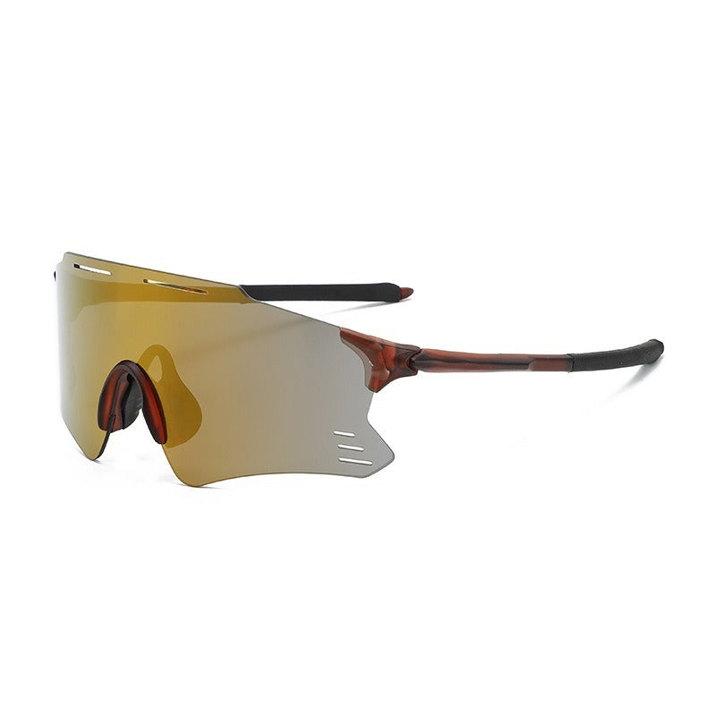 Unisex nan sporty sunglasses with a single-piece visor polarized lenses non-slip nose pad Stornfield