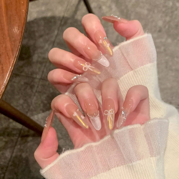 Artistic Nail Design with Decorative Elements Stornfield