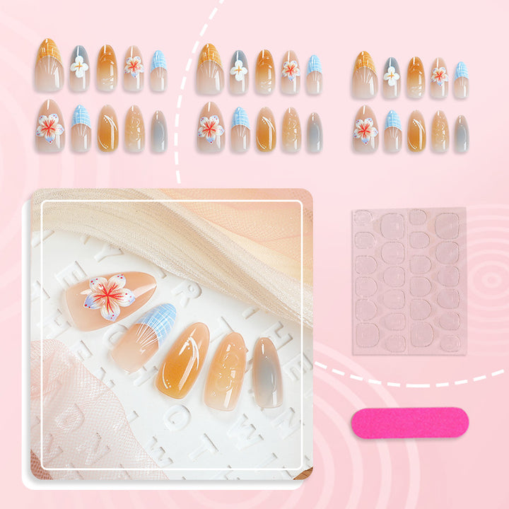 Floral and Ocean-Inspired Press-On Nails Stornfield