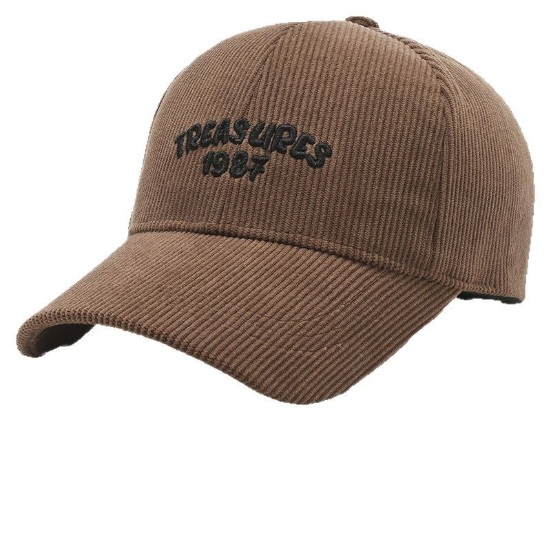 Women's Corduroy Embroidered Baseball Cap Stornfield