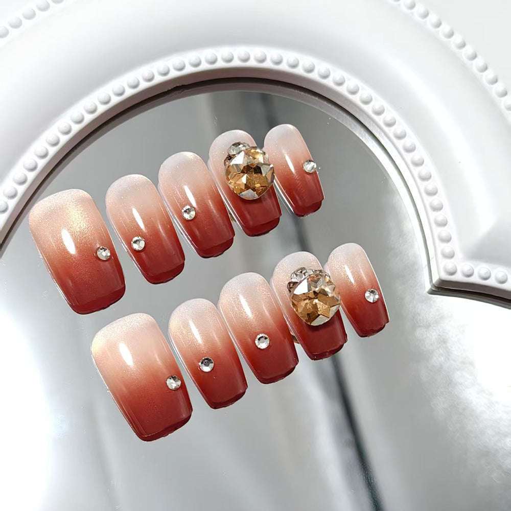 Artificial nails with glamorous 3D design Stornfield