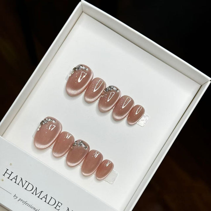 Decorative Press-On Nail Art Set with Luxury Finish