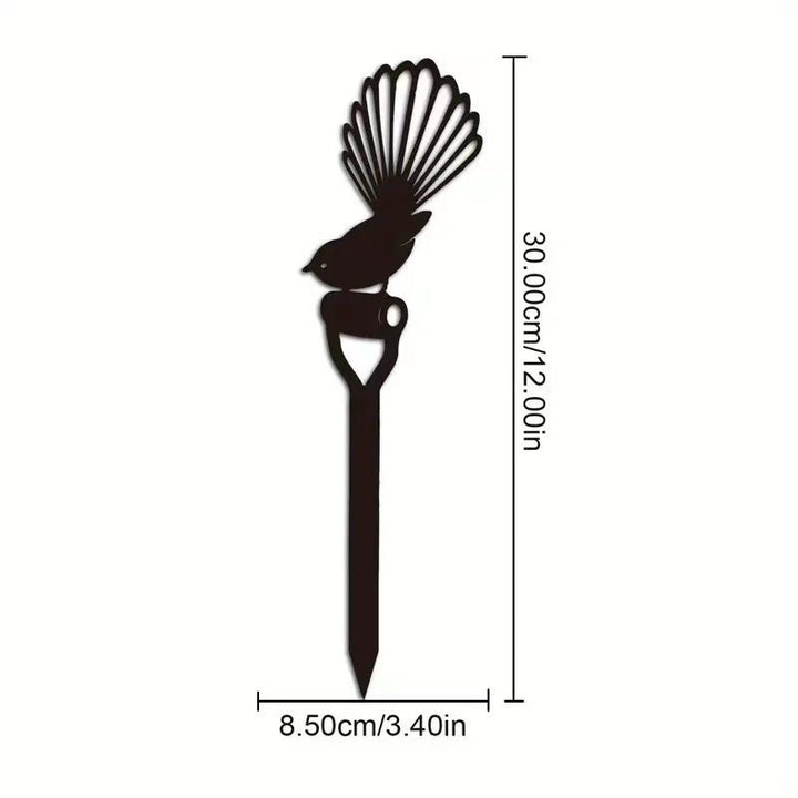 Decorative Garden Bird Stake Stornfield