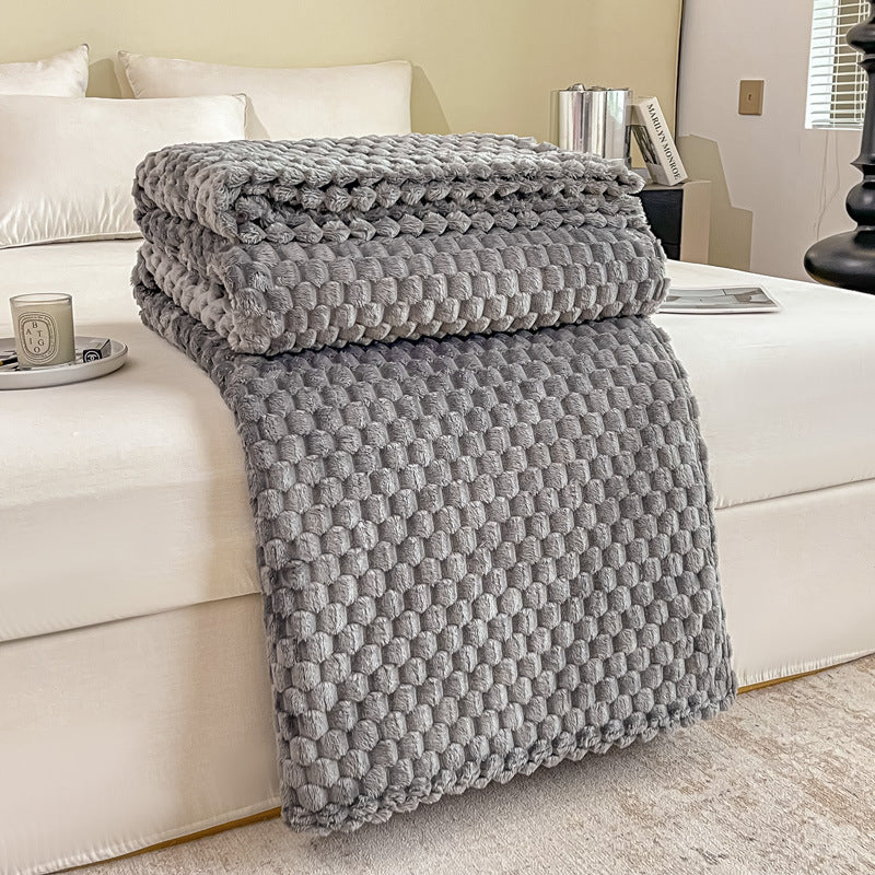 Luxurious Textured Throw Blanket Stornfield