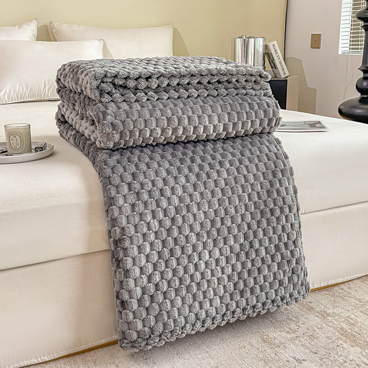 Luxurious Textured Throw Blanket Stornfield