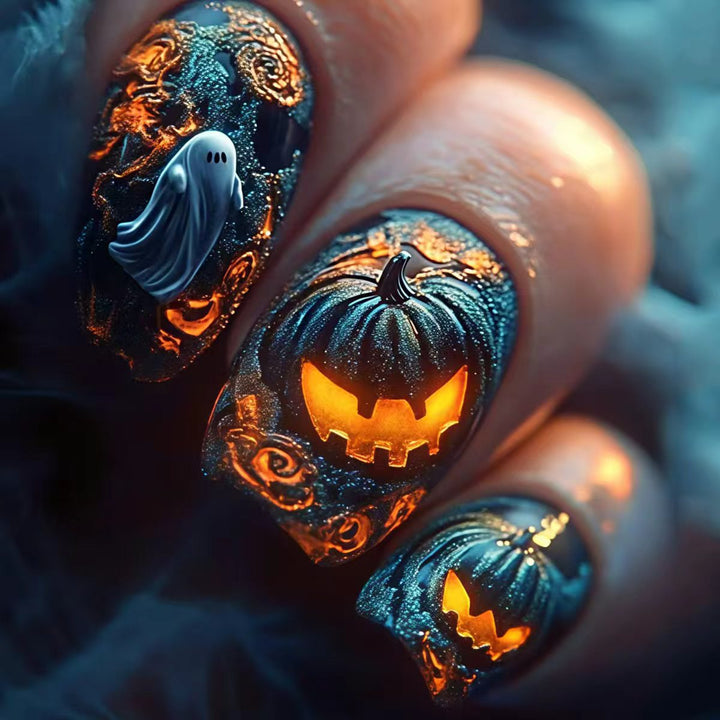 Artificial nails with Halloween design Stornfield