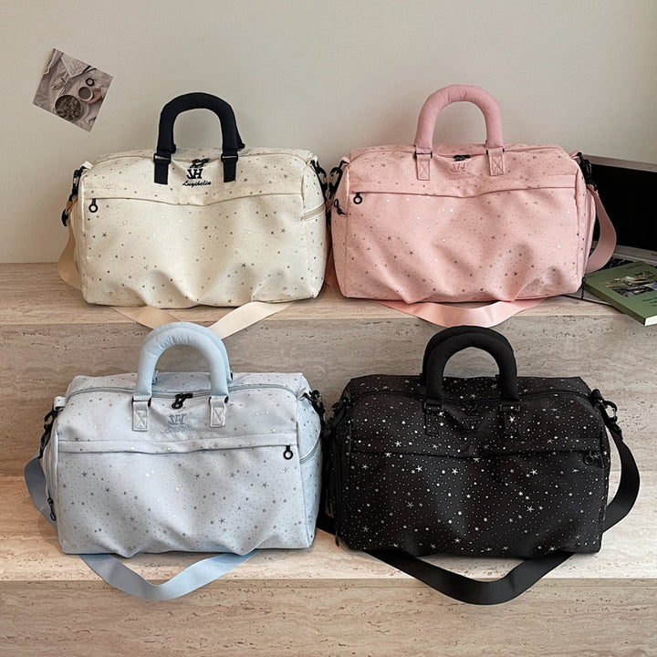 Stylish Stars-Patterned Adventure Duffle Bag Stornfield