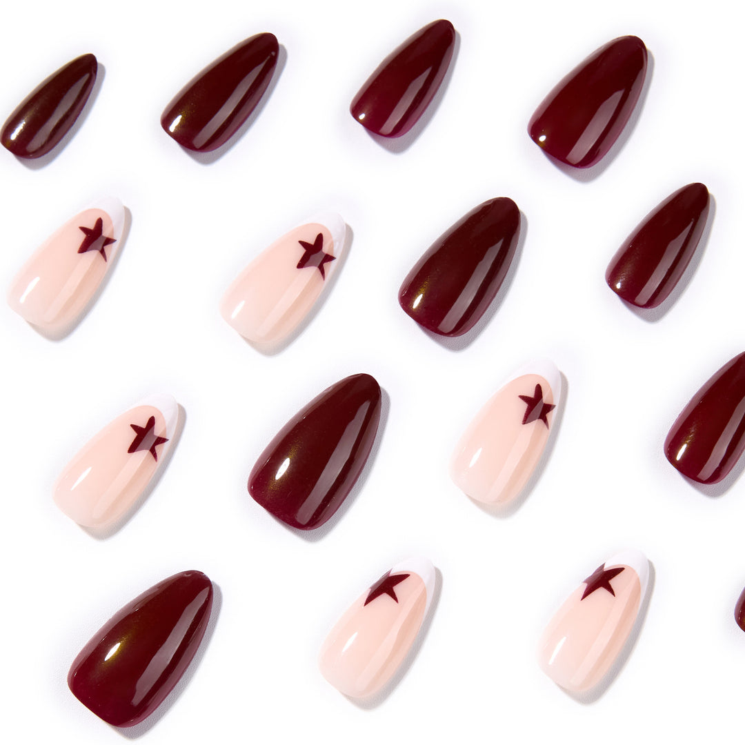 Artful Nail Extensions with Star Design Stornfield
