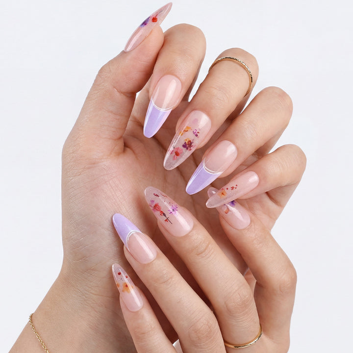 Floral Wedding Press-On Nails Stornfield