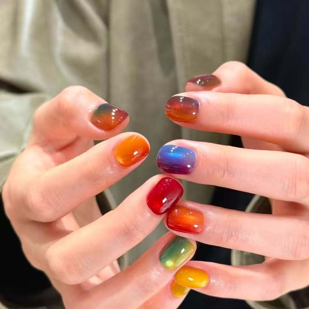 Cute Character Press-On Nail Art Set Stornfield