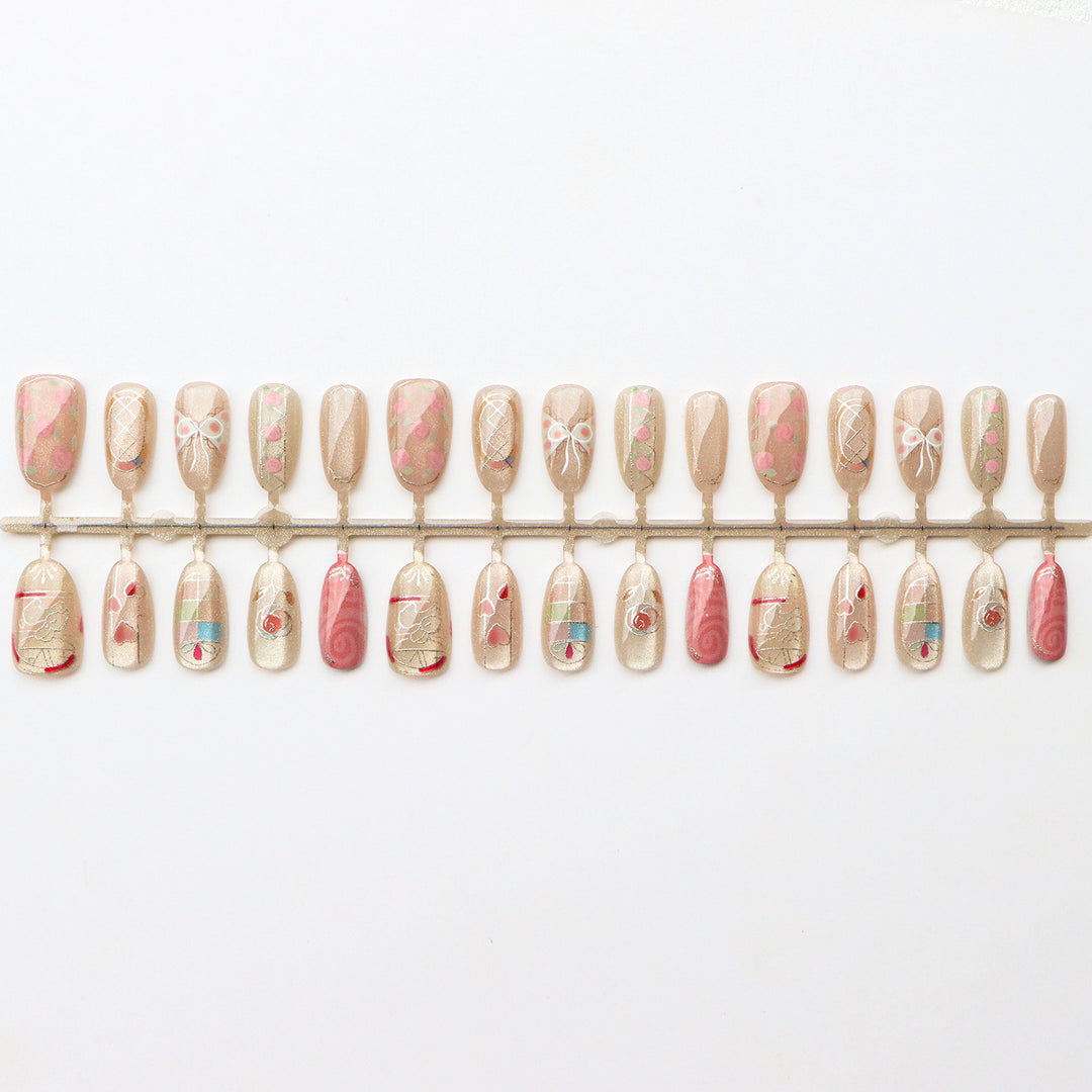 Artistic Press-On Nail Art Collection