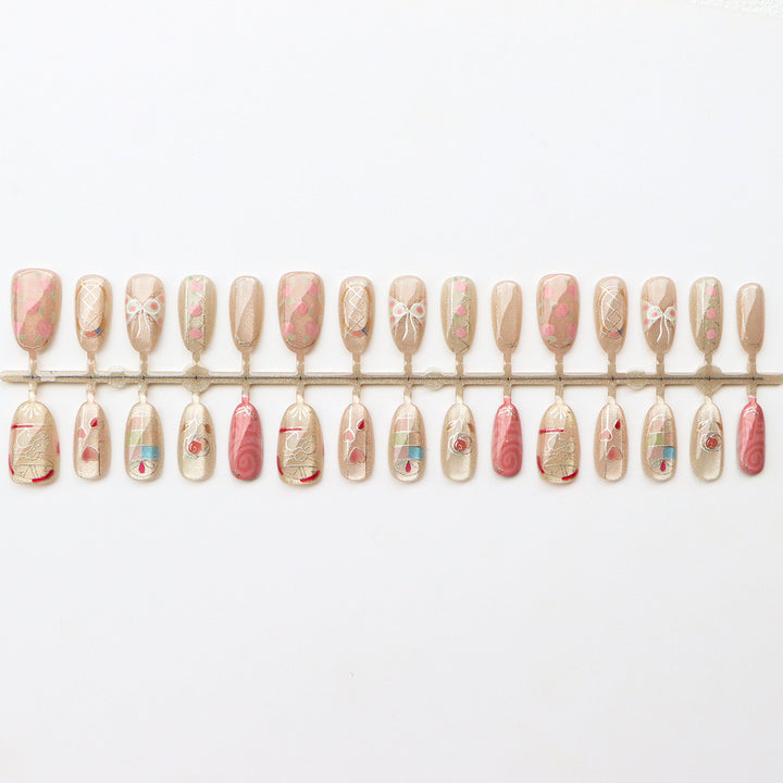 Artistic Press-On Nail Art Collection