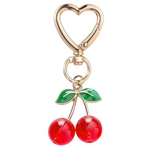 Decorative Cherry Charm Keychain Stornfield