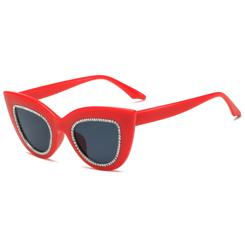 Ladies Cat-Eye Sunglasses with Sparkling Accents Stornfield
