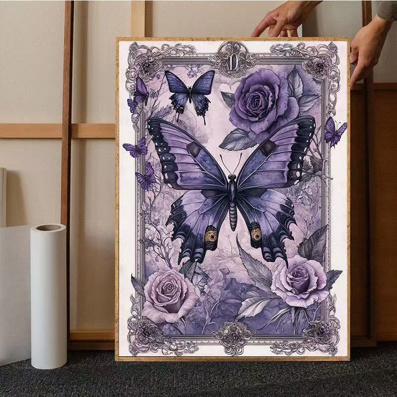 Butterfly-Themed Decorative Art Print Stornfield
