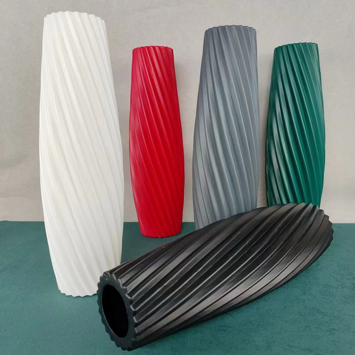 Textured Spiral Decorative Vase Stornfeild