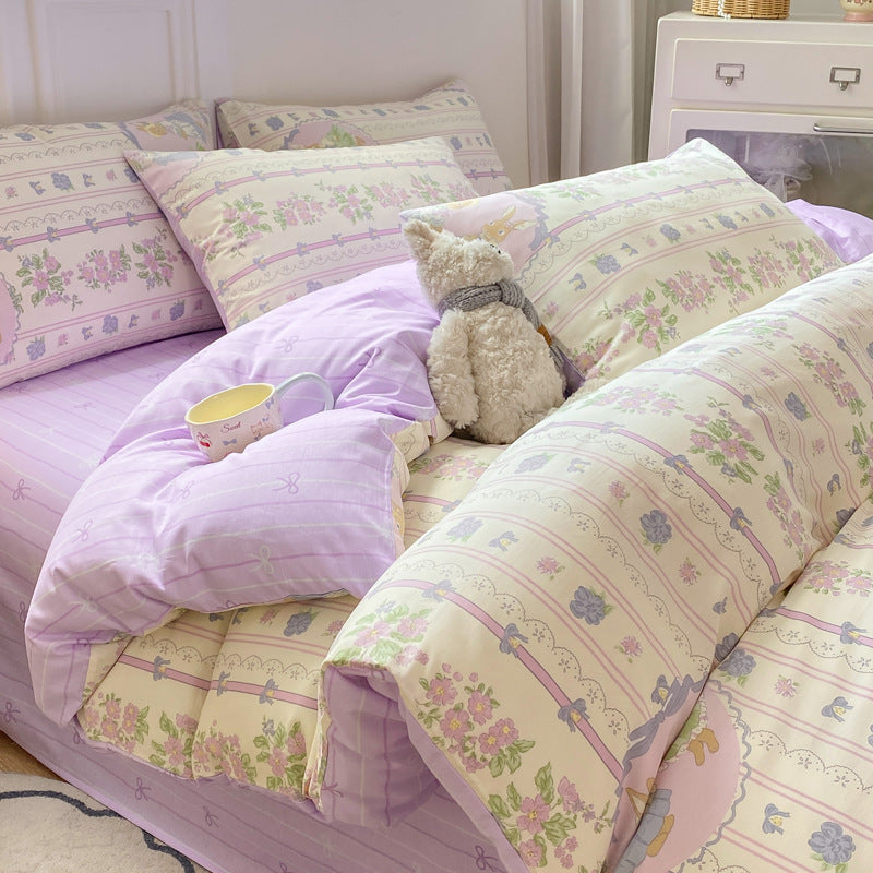 Floral Print Bed Linen Set