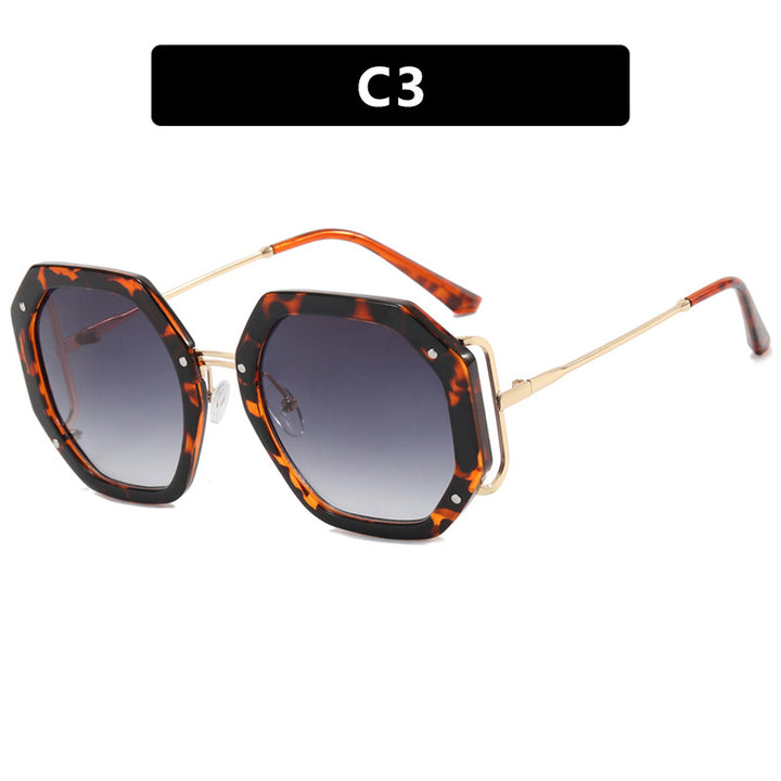 Ladies stylish octagonal sunglasses with UV protection and elegant frame Stornfield