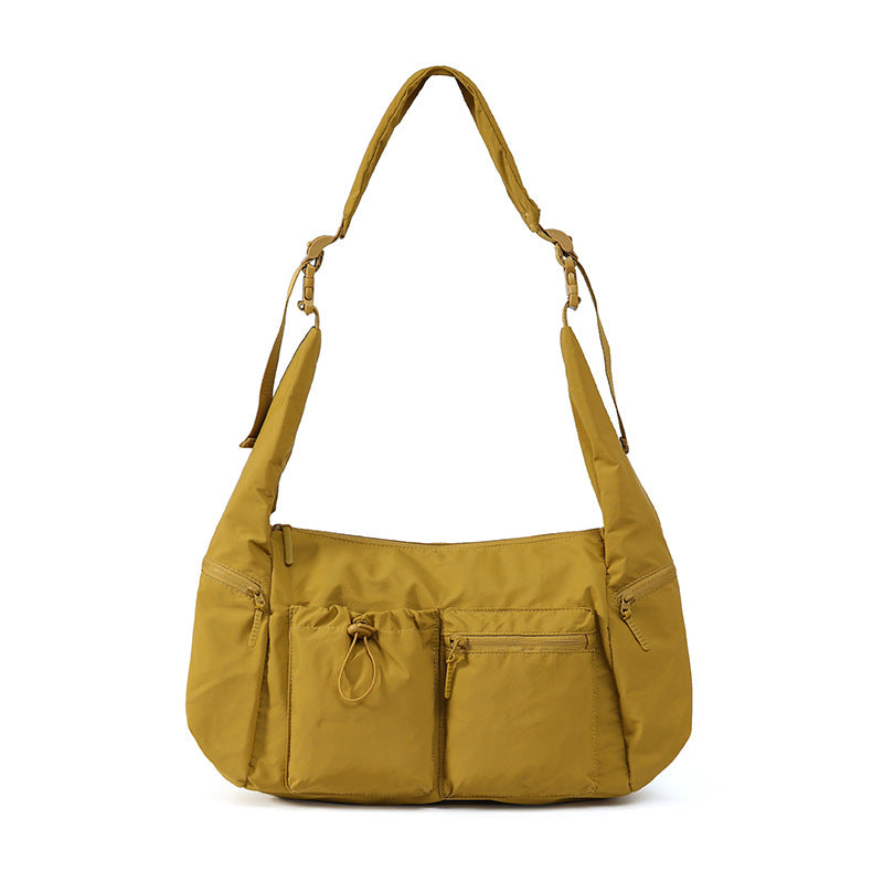 Spacious Multi-Pocket Utility Shoulder Bag