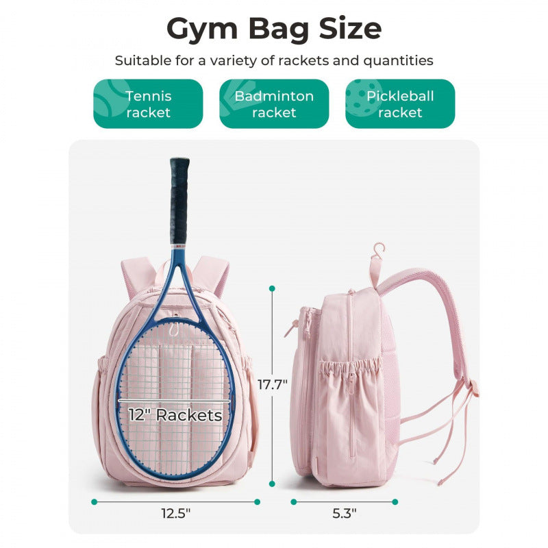 Sporty tennis backpack with shoe compartment and ergonomic carrying system Stornfield