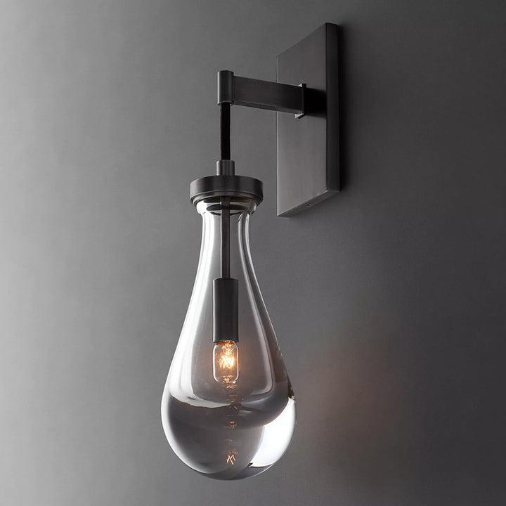 Elegant Glass Wall Sconce