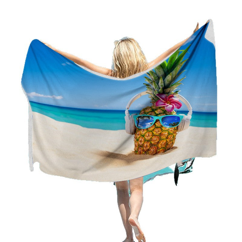 Beach towel with creative surf motif Stornfield